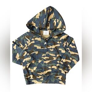 NWOT Okie Dokie Camo  Pullover Jacket Size 3T